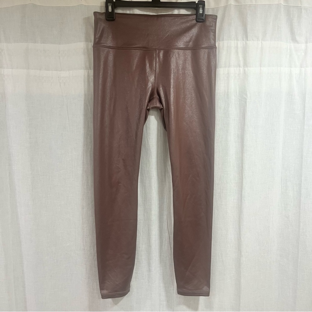 Athleta Elation Shimmer Tight In Powervita, Cinnamon - Picture 2 of 9